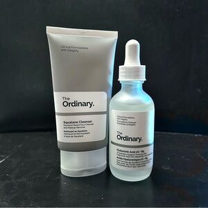 Squalane Cleanser + Hyaluronic Acid Serum